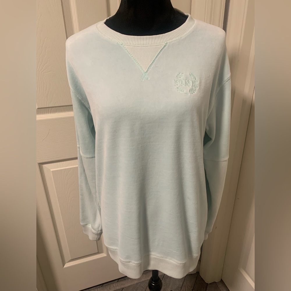Victoria’s Secret PINK Velour Crewneck Top